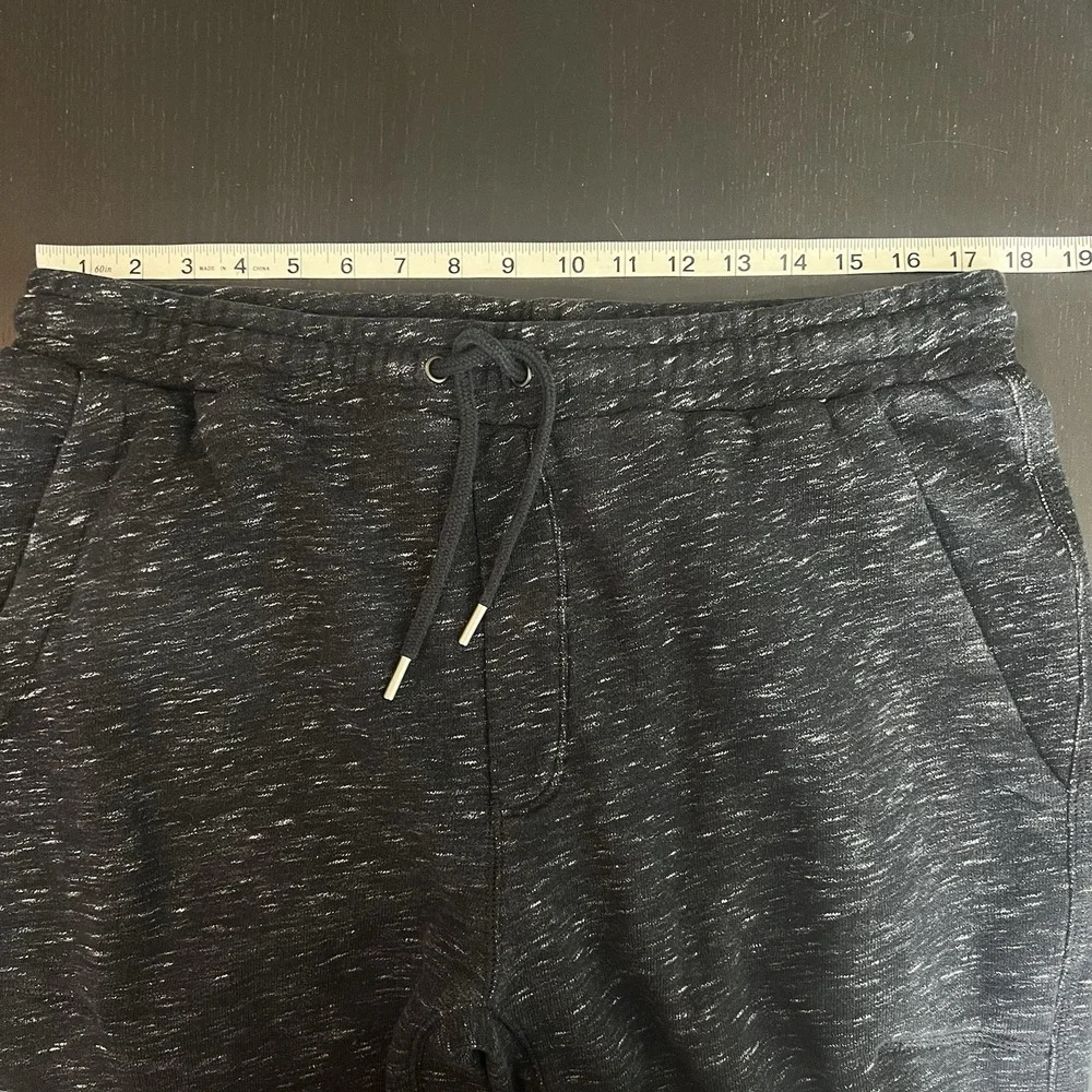 Alex Mill Jogger Sweatpants Men's Sz XL Black Tapered Slim Melange Cotton Jersey - Picture 10 of 13